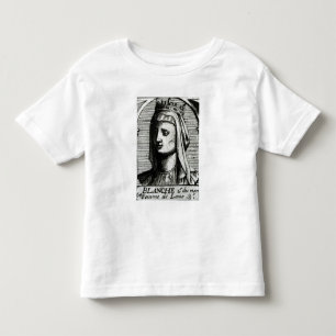 Camiseta Infantil Blanche de Castille Rainha de France