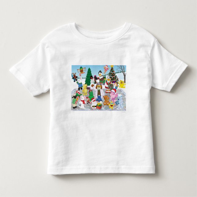 Camiseta Infantil Boas festas! (Frente)