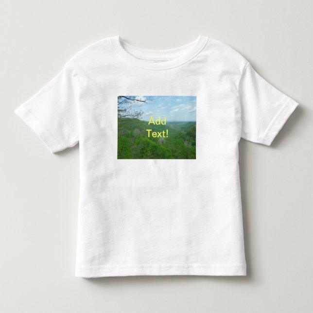 Camiseta Infantil Bonito aparência do Appalachian (Frente)