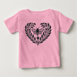 Camiseta Infantil Borboleta e Galhos