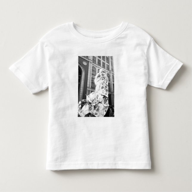 Camiseta Infantil Boston, MÃE EUA, Runner, Maratona Foil Boston (Frente)