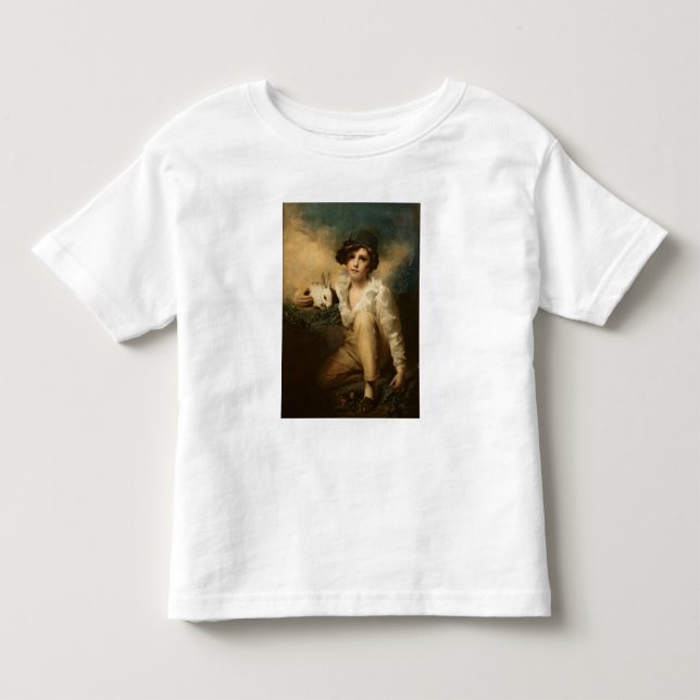 Camiseta Infantil Boy and Rabbit, c.1814 (Frente)