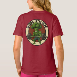 Camiseta Infantil Broccoli is the Secret - Back