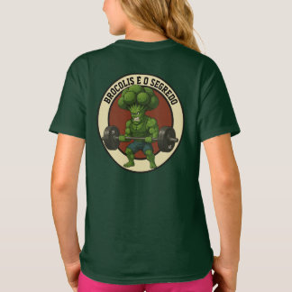 Camiseta Infantil Brócolis é o Segredo - Back