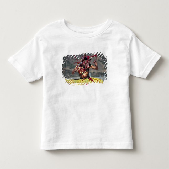 Camiseta Infantil Butão, Thimphu. Há uma grande variedade de (Frente)