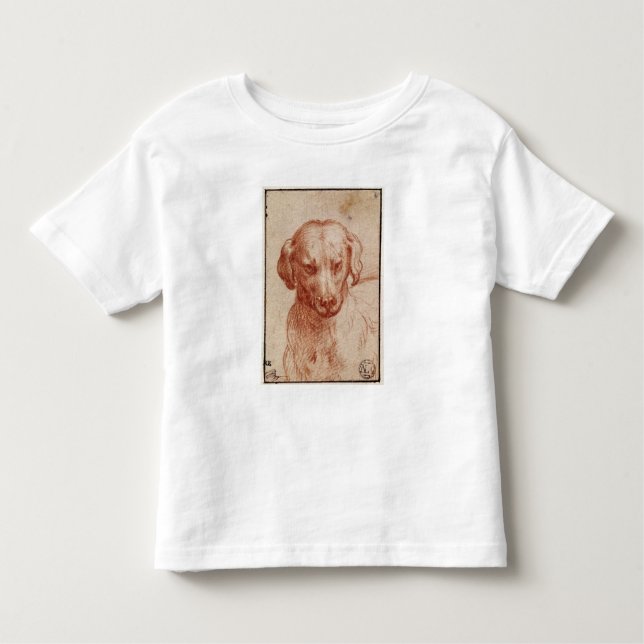 Camiseta Infantil Cabeça de um cão (Frente)