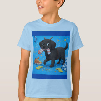 Camiseta Infantil Cabra Cachorro Come Tudo Engraça