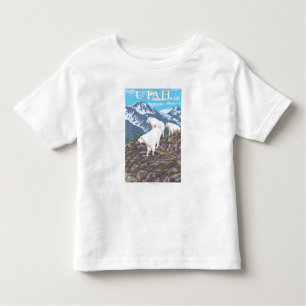 Camiseta Infantil Cabra de montanha branca FamilyUtah