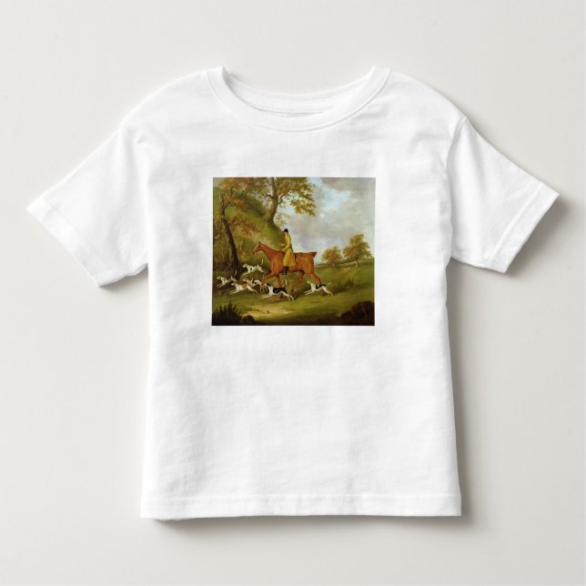 Camiseta Infantil Caçador e cães, 1809 (óleo em canvas) (Frente)