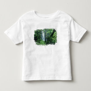 Camiseta Infantil Cachoeira Hanakapiai ao longo da Costa Na Pali, Ka