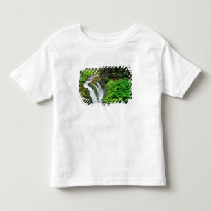 Camiseta Infantil Cachoeira Sol Duc no Parque Nacional Olímpico em