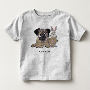 Camiseta Infantil Cachorro de Cartoon Coelhinho
