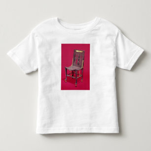 Camiseta Infantil Cadeira, do túmulo da descrição de Tutankhamun