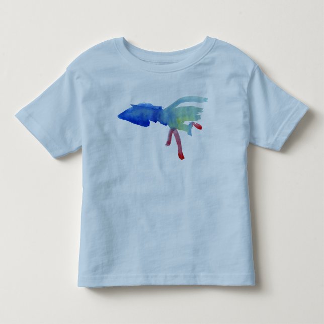 Camiseta Infantil Calamar do miúdo [3YO] (Frente)