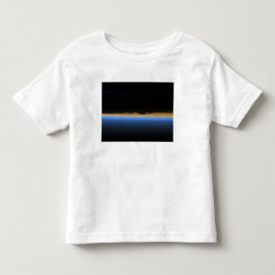 Camiseta Infantil Camadas da atmosfera de terra