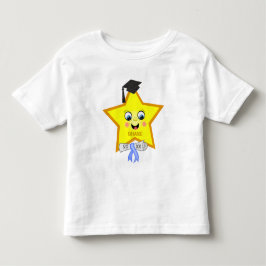 Camiseta Infantil Camisa-estrela de graduação personalizada do menin