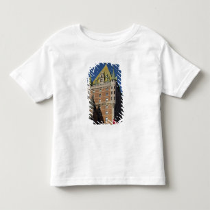 Camiseta Infantil Canadá, Quebec, Cidade de Quebec. Fairmont Chateau