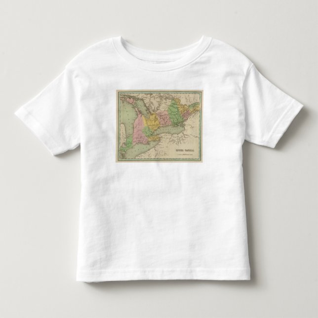 Camiseta Infantil Canadá superior 2 (Frente)