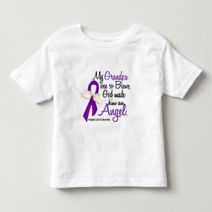 Camiseta Infantil Câncer de pâncreas do vovô do anjo 2