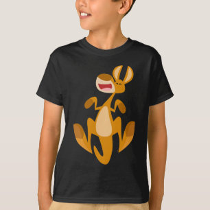Camiseta Infantil Canguru Saltitante de Desenho An