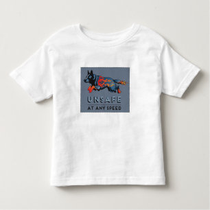 Camiseta Infantil Cão australiano do gado - inseguro em alguma
