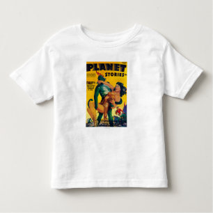 Camiseta Infantil Capa de revista 4 das histórias do planeta