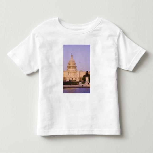 Camiseta Infantil Capitol dos EUA, Washington D.C. (Distrito de (Frente)