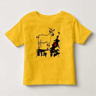 Camiseta Infantil Caprinos rochosos Vietnamita Ano Chinês Zodiac T T