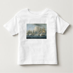 Camiseta Infantil Captação do Pomone por HMS Arethusa fora de Cuba