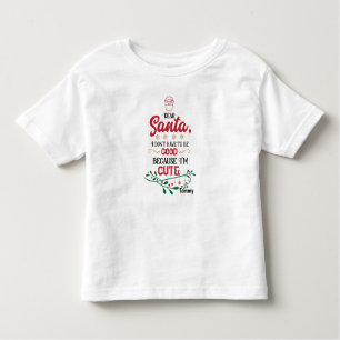Camiseta Infantil Caro Papai noel, eu não faço tenho que