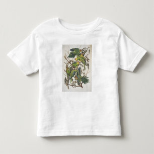 Camiseta Infantil Carolina Parakeet, de 'Birds of America', 1829