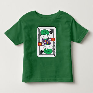 Camiseta Infantil Cartão de Reprodução de Joker Chibi