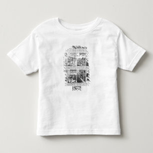 Camiseta Infantil Cartões de jogo que satirizam riscos da "bolha"