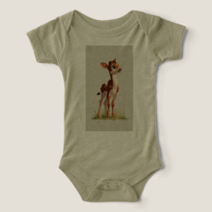 Camiseta Infantil Cartoon Little Deer