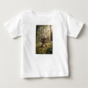 Camiseta Infantil Cartoon Ranger Gato Arqueira