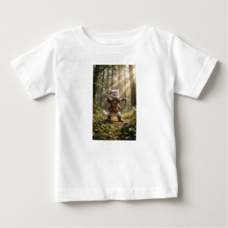 Camiseta Infantil Cartoon Ranger Gato Arqueira