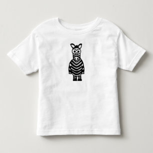 Camiseta Infantil Cartoon Zebra