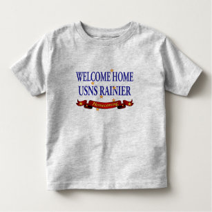 Camiseta Infantil Casa bem-vinda USNS mais chuvosa