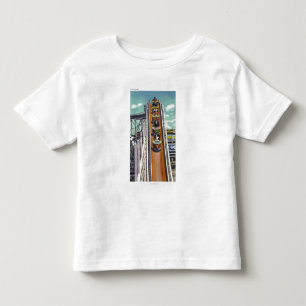 Camiseta Infantil Casais que vão abaixo do passeio das voltas do v