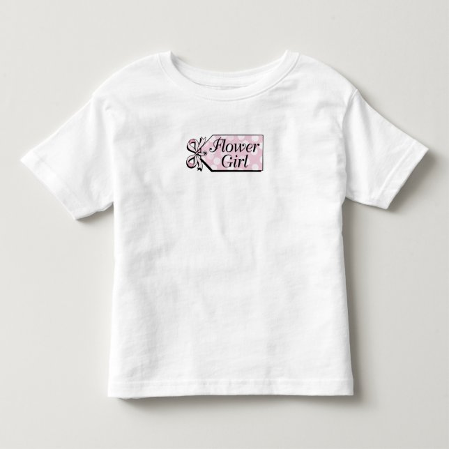Camiseta Infantil Casamento de Garota Flor (Frente)