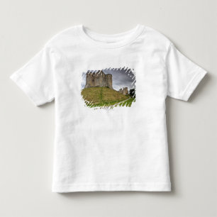 Camiseta Infantil Castelo de Warkworth em Northumberland, Inglaterra