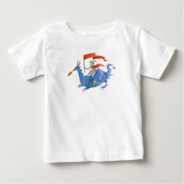 Camiseta Infantil Cavaleiro Montando Dragão