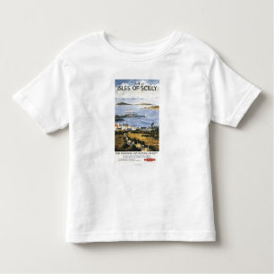 Camiseta Infantil Cena aérea do poster da estrada de ferro da cidade