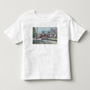 Camiseta Infantil Cena da residência na rua de Coloma