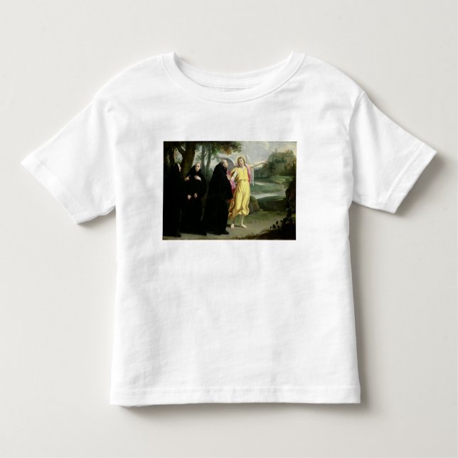 Camiseta Infantil Cena da vida de St. Benedict (Frente)