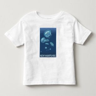 Camiseta Infantil Cena nova de HampshireJellyfish