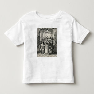 Camiseta Infantil Charles II (1630-85) como o consumidor do Societ