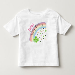 Camiseta Infantil Charm Rainbow Tee Personalizado