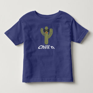 Camiseta Infantil Chill'n Cactus Design em Jersey 