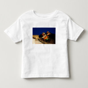 Camiseta Infantil China, Badaling, Excelente Wall, visão de